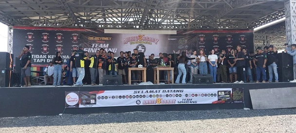 3 Tahun Team Singgang, Komunitas Sopir Antar Provinsi Rayakan Solidaritas di Banjarbaru